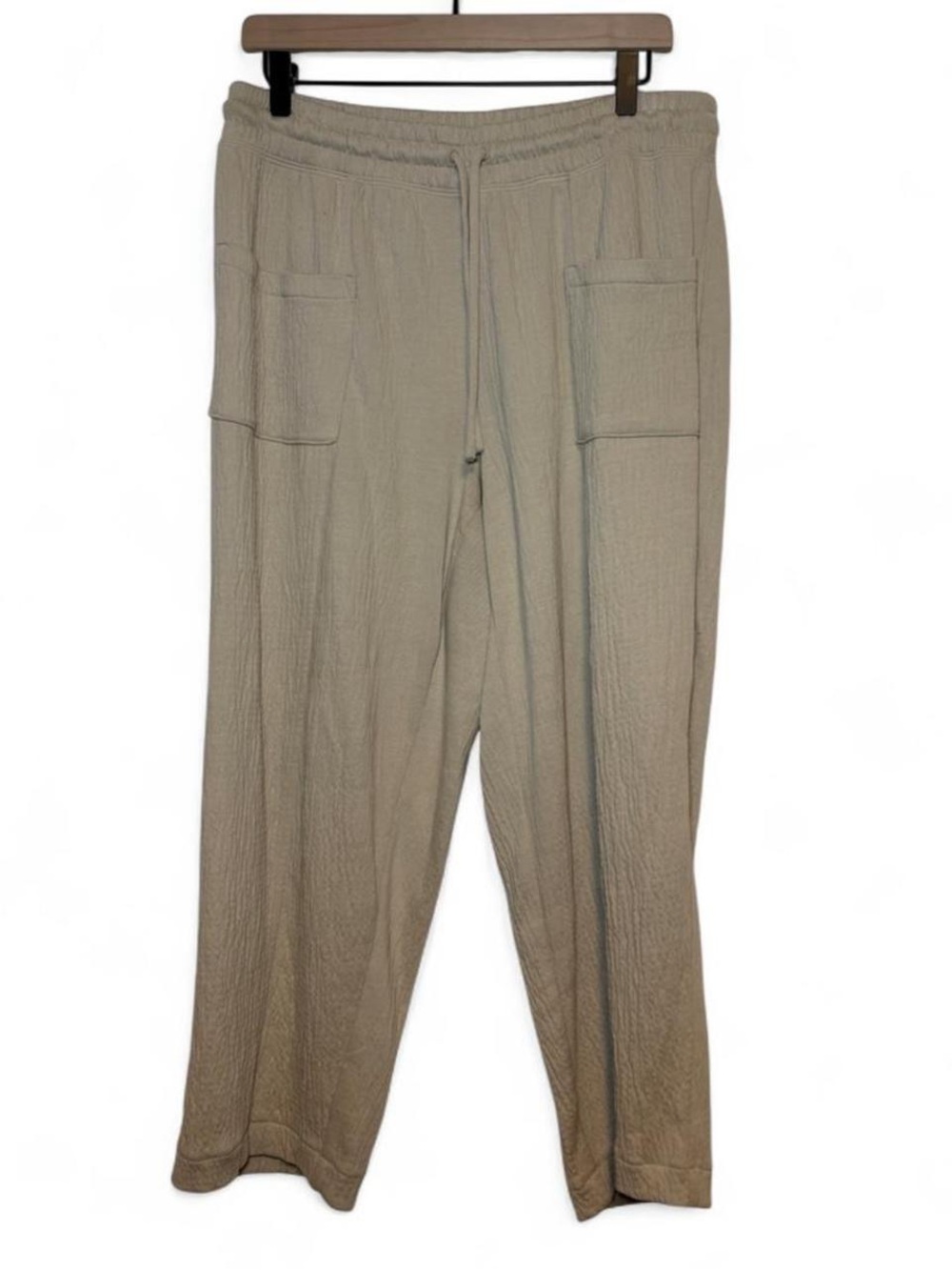 T by Talbots Cream Cotton Lounge Pants | M | EUC